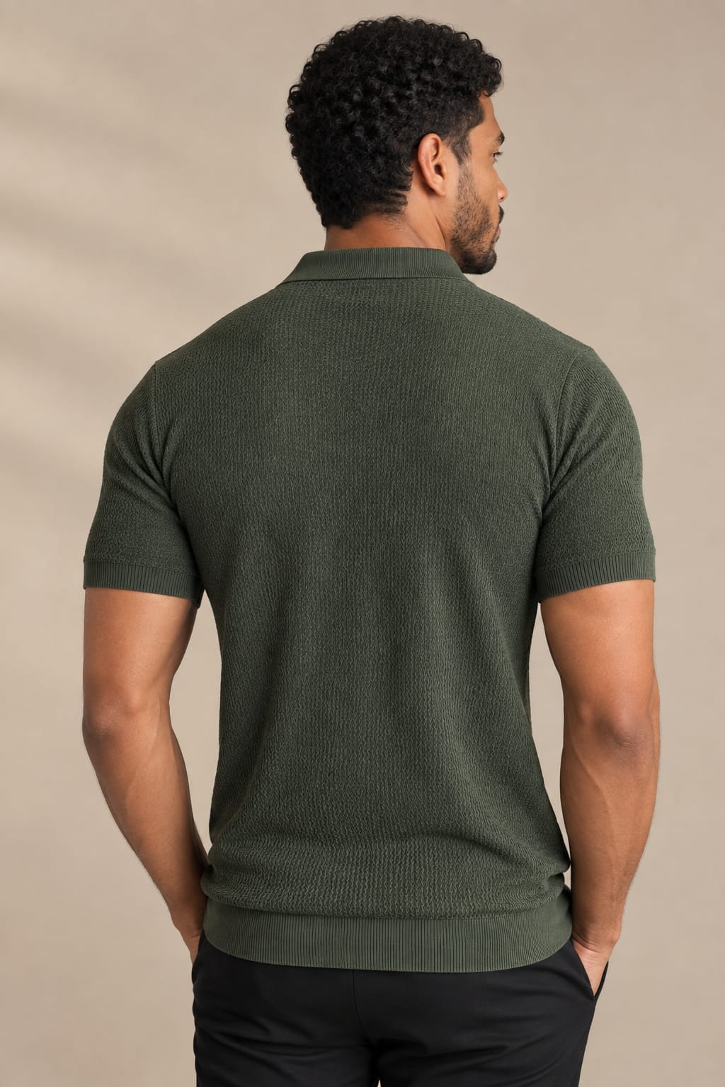 Knitted Business Polo Shirt