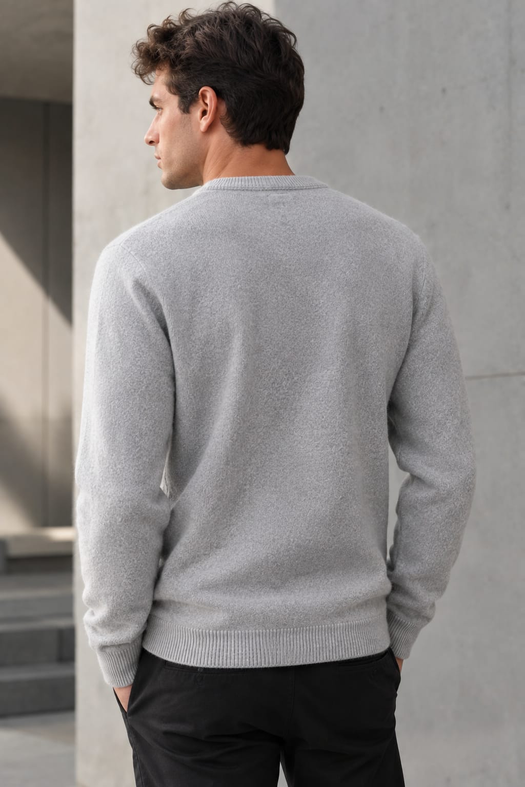 Premium O-Neck Knit Sweater