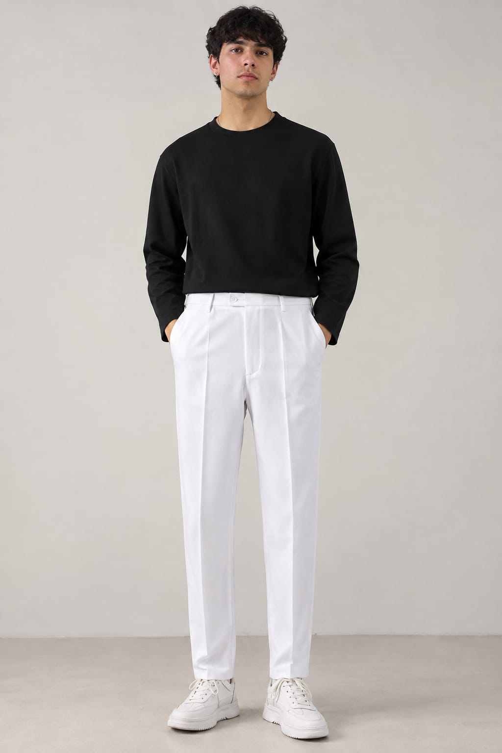 Straight Casual Trousers