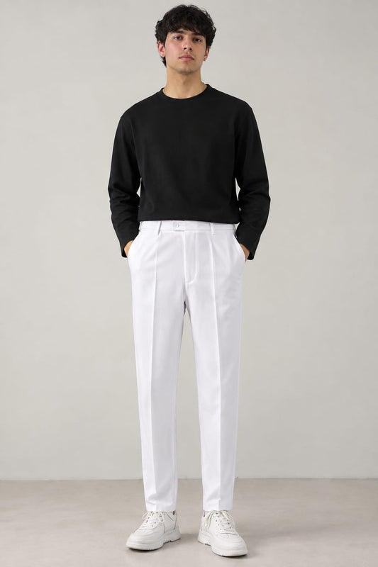Straight Casual Trousers
