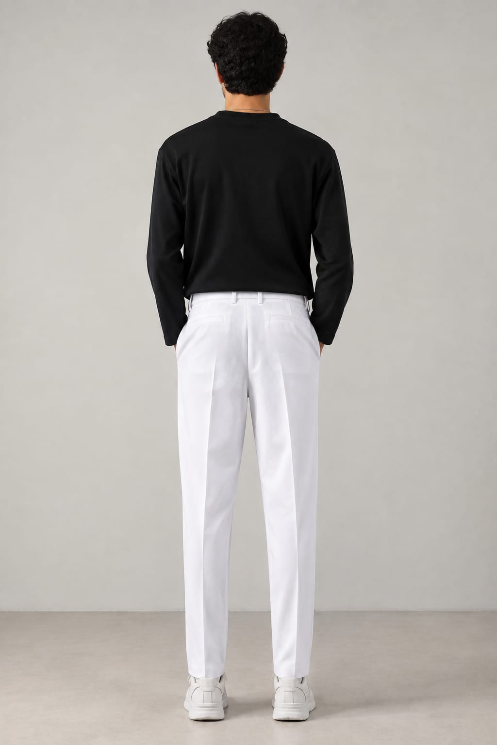 Straight Casual Trousers