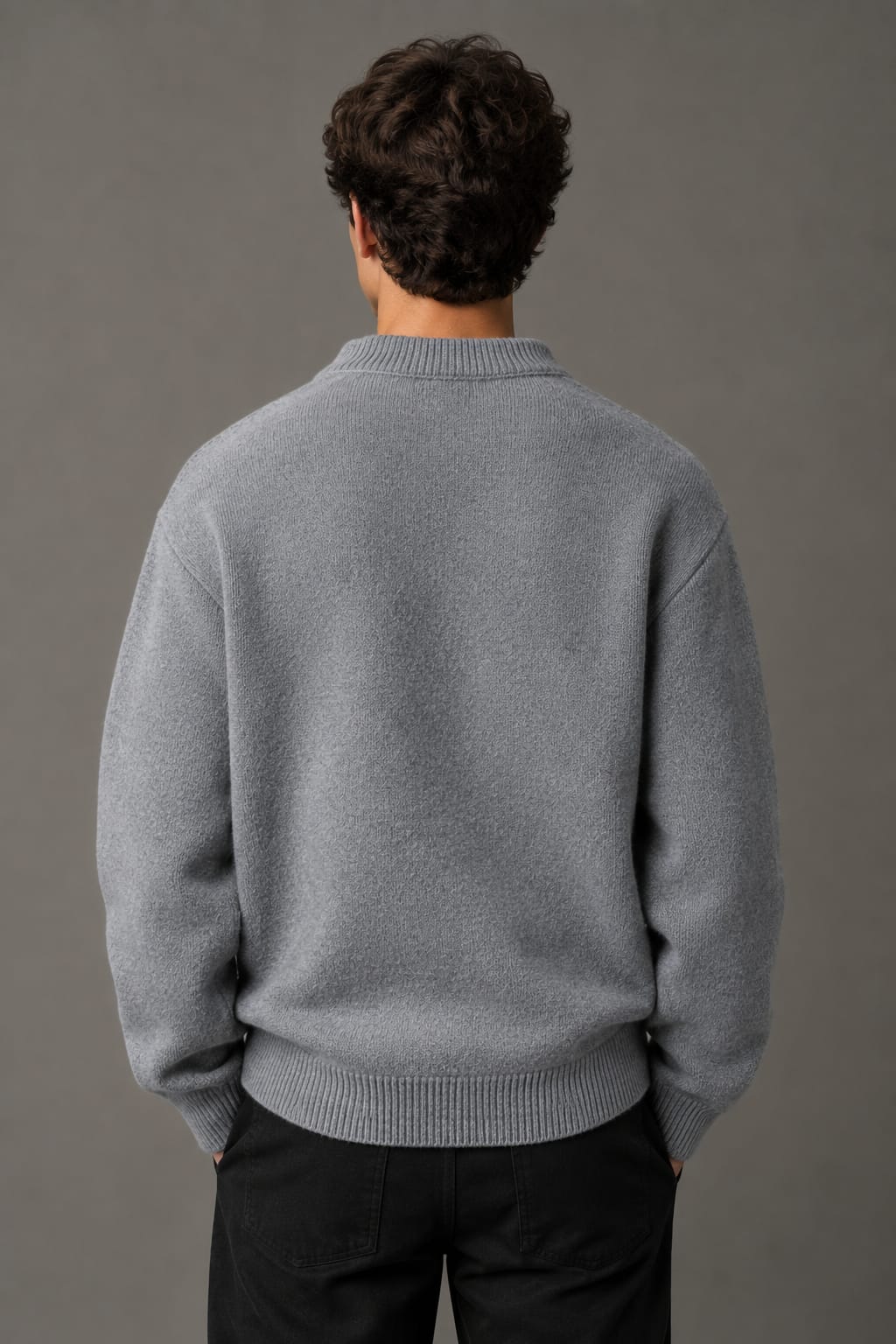 Men's V-Neck Knit Pullover