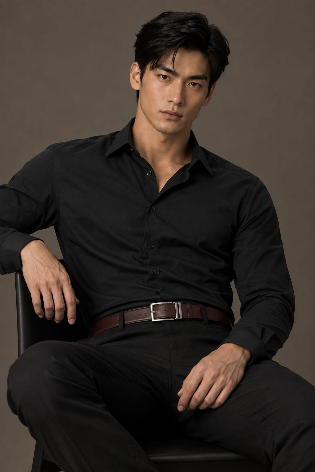 Men's Genuine Leather Automatic Belt