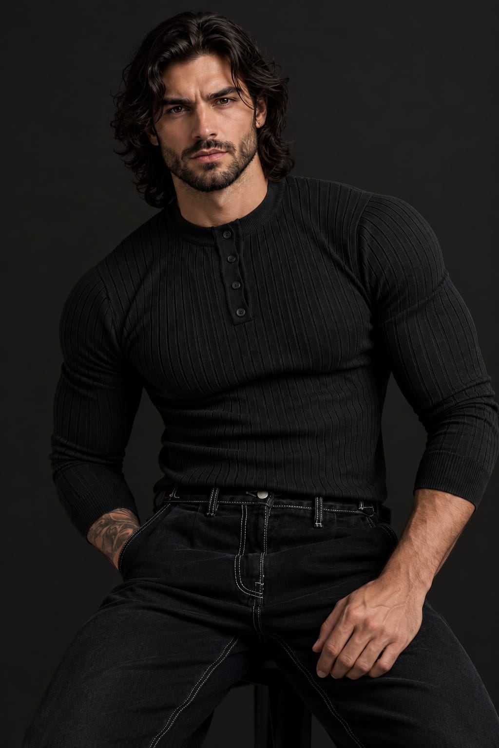 Henry Collar Knitwear